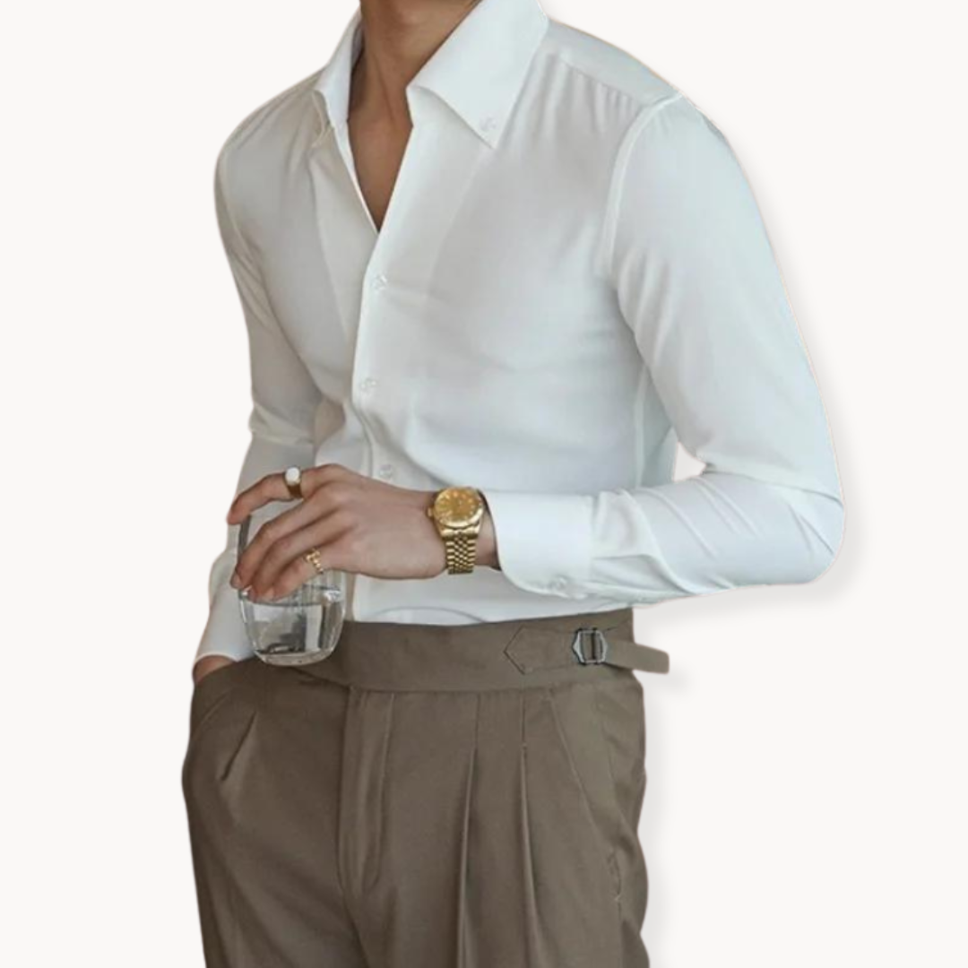 Men's – Button Shirt – Premium Fabric, Classic Fit – Smart Casual Wear