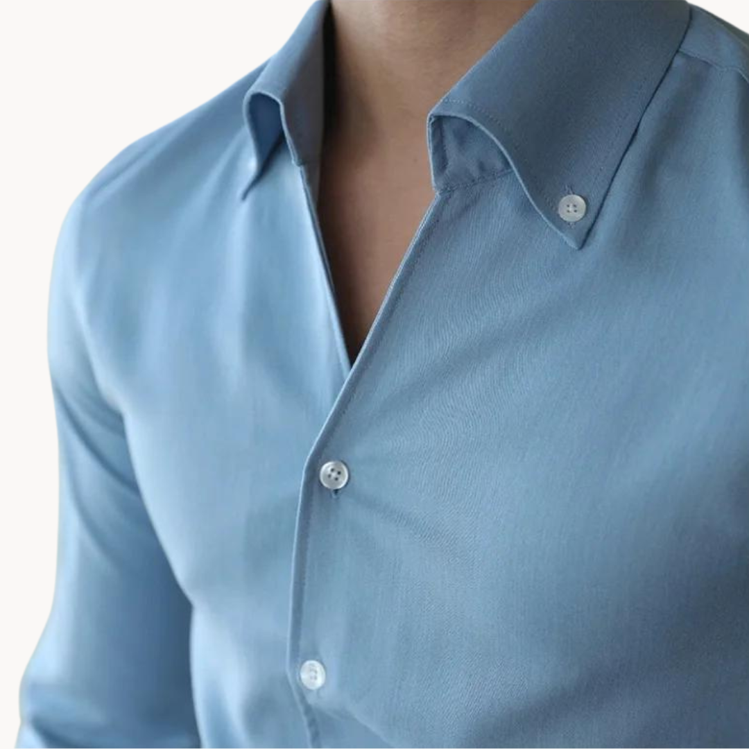 Men's – Button Shirt – Premium Fabric, Classic Fit – Smart Casual Wear