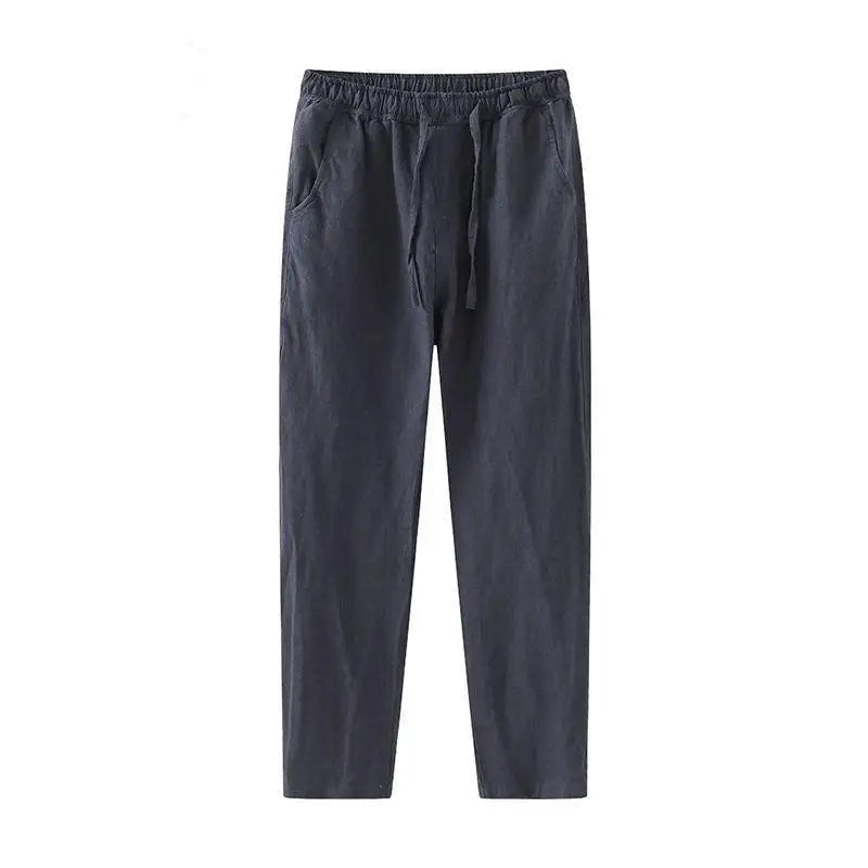 Men's – Linen Trousers – Lightweight, Breathable Fabric – Casual Summer Wear