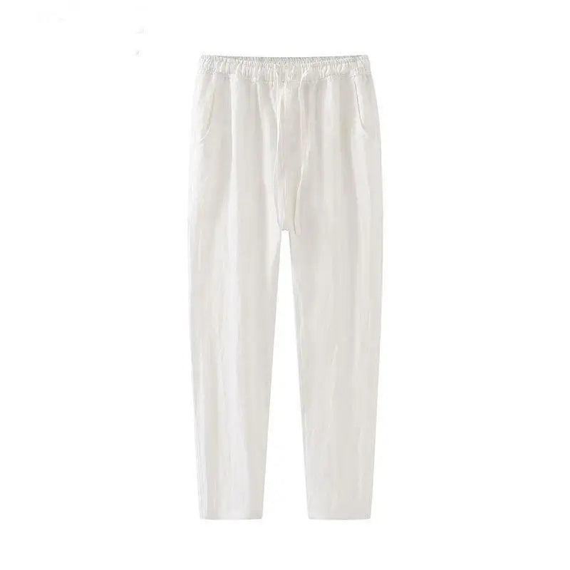 Men's – Linen Trousers – Lightweight, Breathable Fabric – Casual Summer Wear