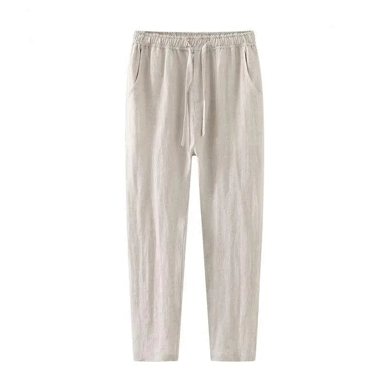 Men's – Linen Trousers – Lightweight, Breathable Fabric – Casual Summer Wear