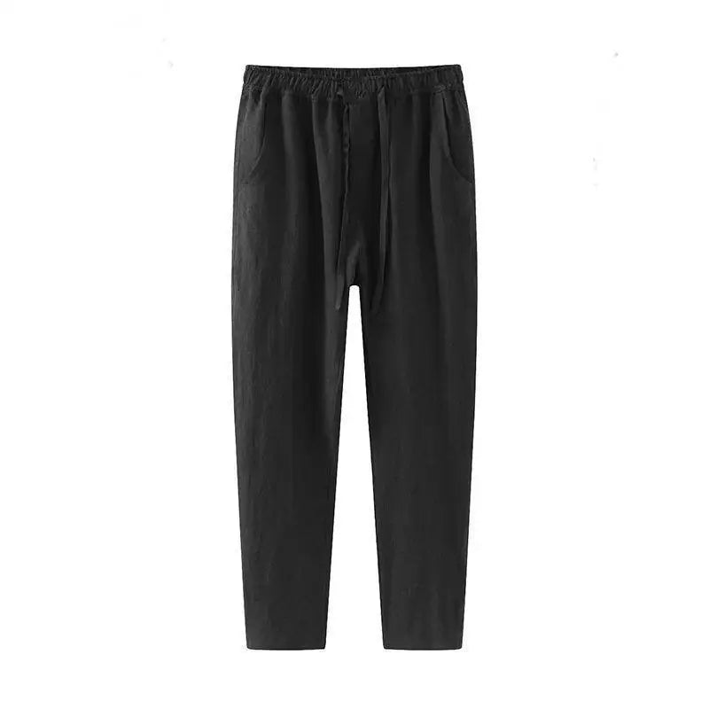 Men's – Linen Trousers – Lightweight, Breathable Fabric – Casual Summer Wear