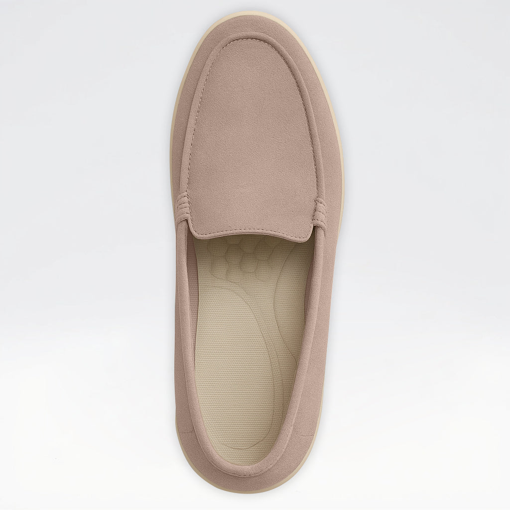 Men's – Loafers – Suede Material, Classic Design – Casual Footwear