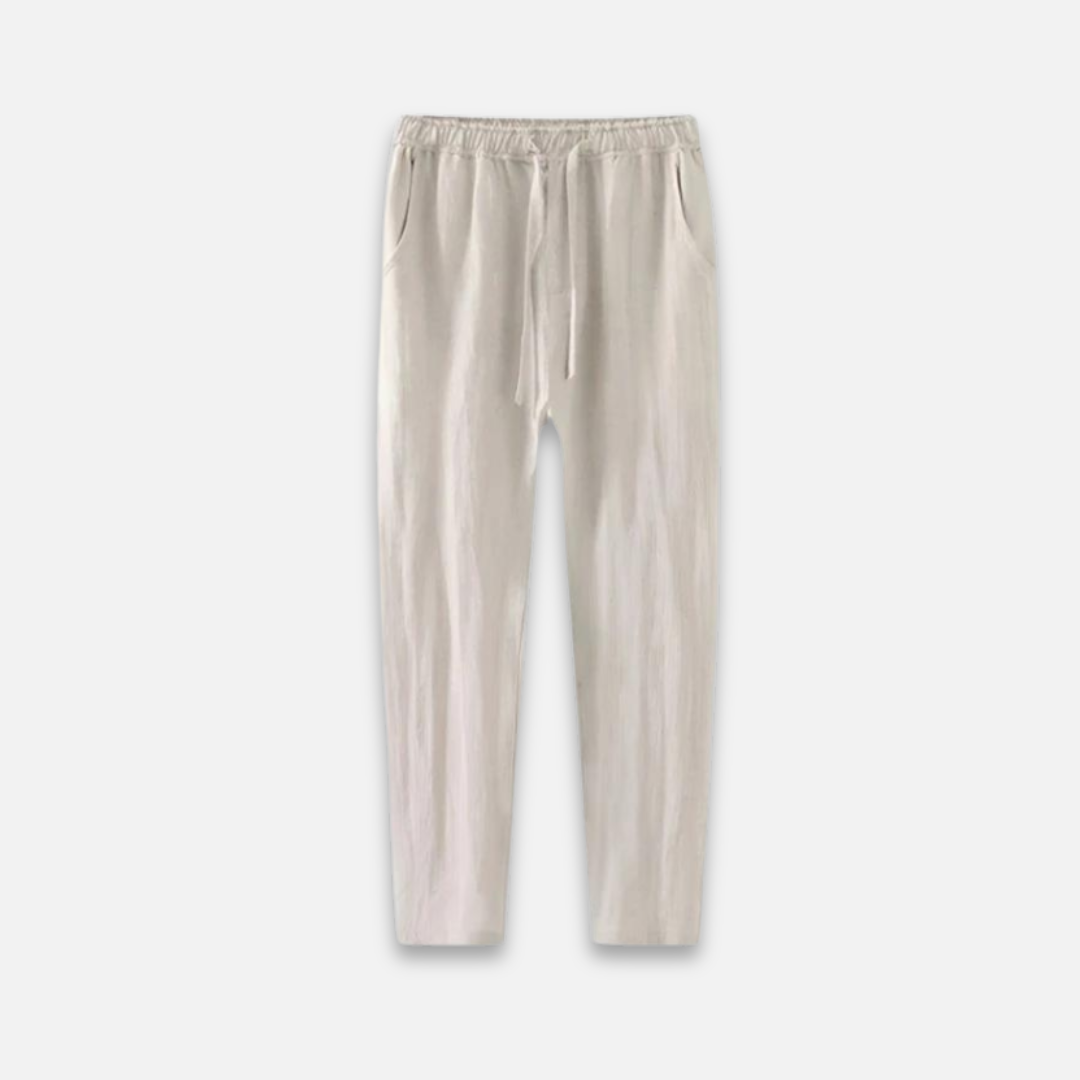 Men's – Linen Trousers – Lightweight, Breathable Fabric – Casual Summer Wear
